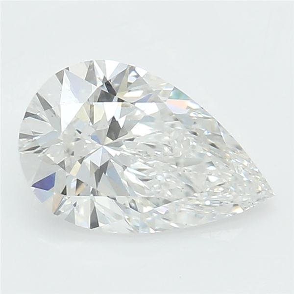 0.61ct F VS1 Very Good Cut Pear Lab Grown Diamond