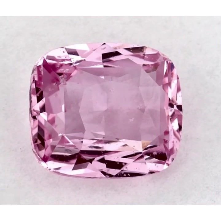 2.07 Carat Pink Cushion Sapphire