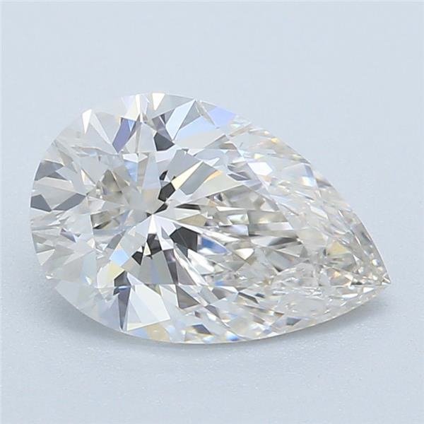 0.90ct G SI2 Rare Carat Ideal Cut Pear Lab Grown Diamond