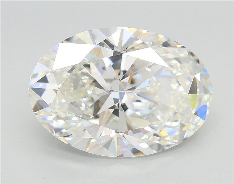 4.06ct G VVS2 Rare Carat Ideal Cut Oval Lab Grown Diamond