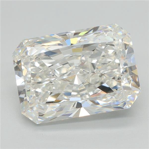 5.10ct F VVS1 Rare Carat Ideal Cut Radiant Lab Grown Diamond