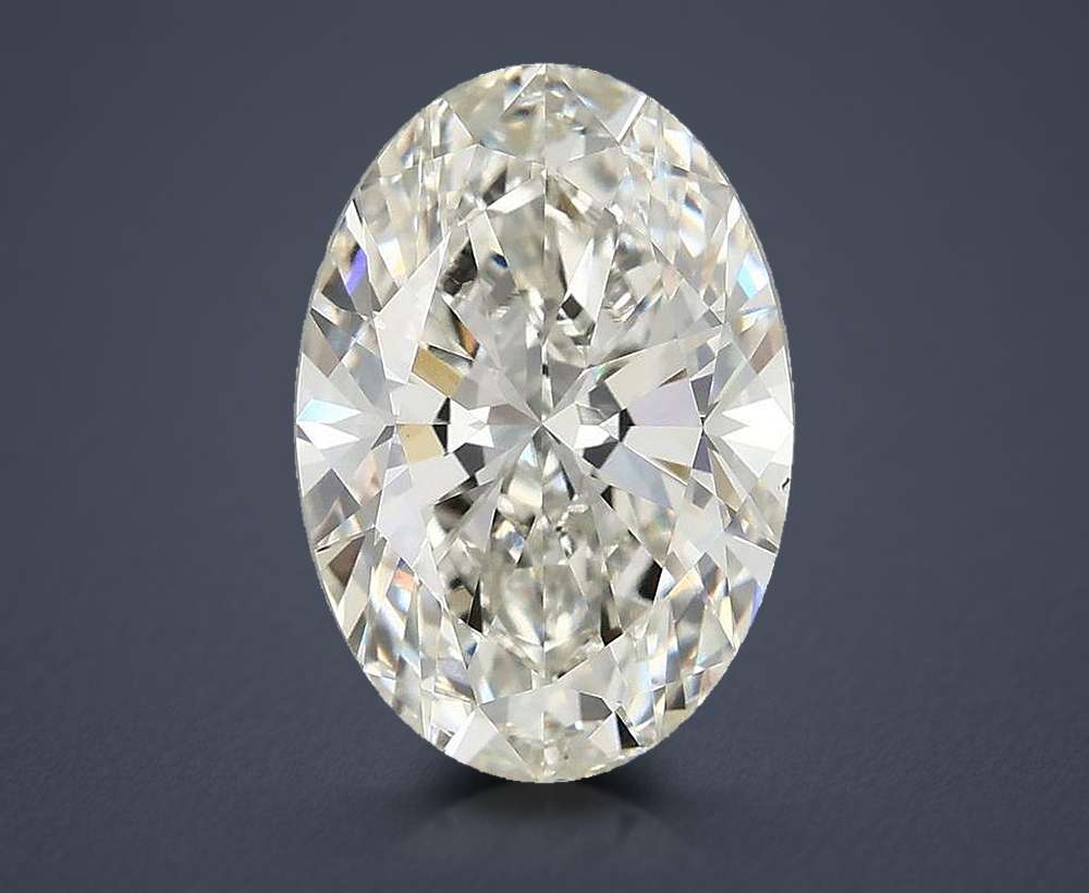 3.91 Carat Oval Lab Diamond