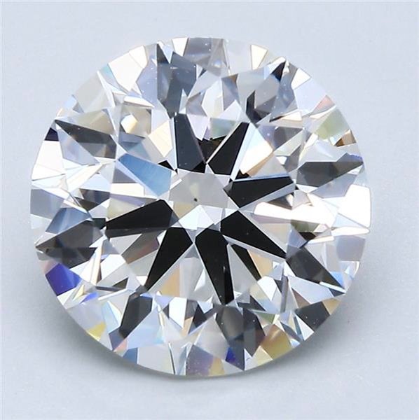 4.02ct G VS2 Rare Carat Ideal Cut Round Diamond