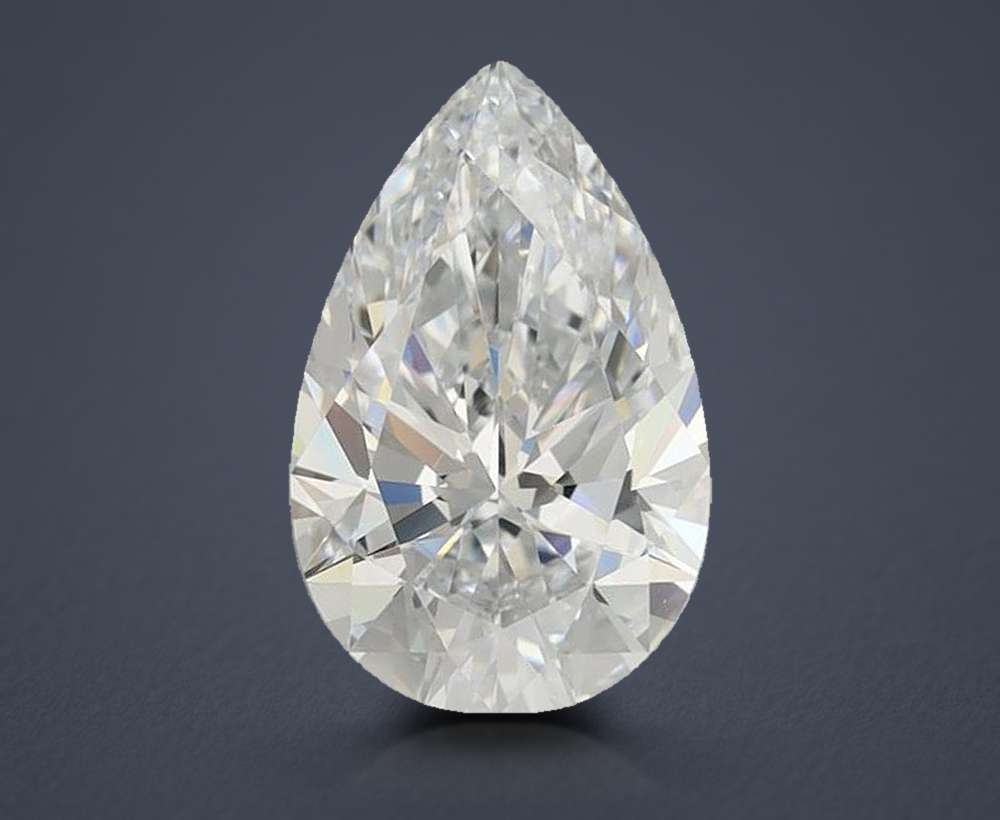2.00 Carat Pear Lab Diamond