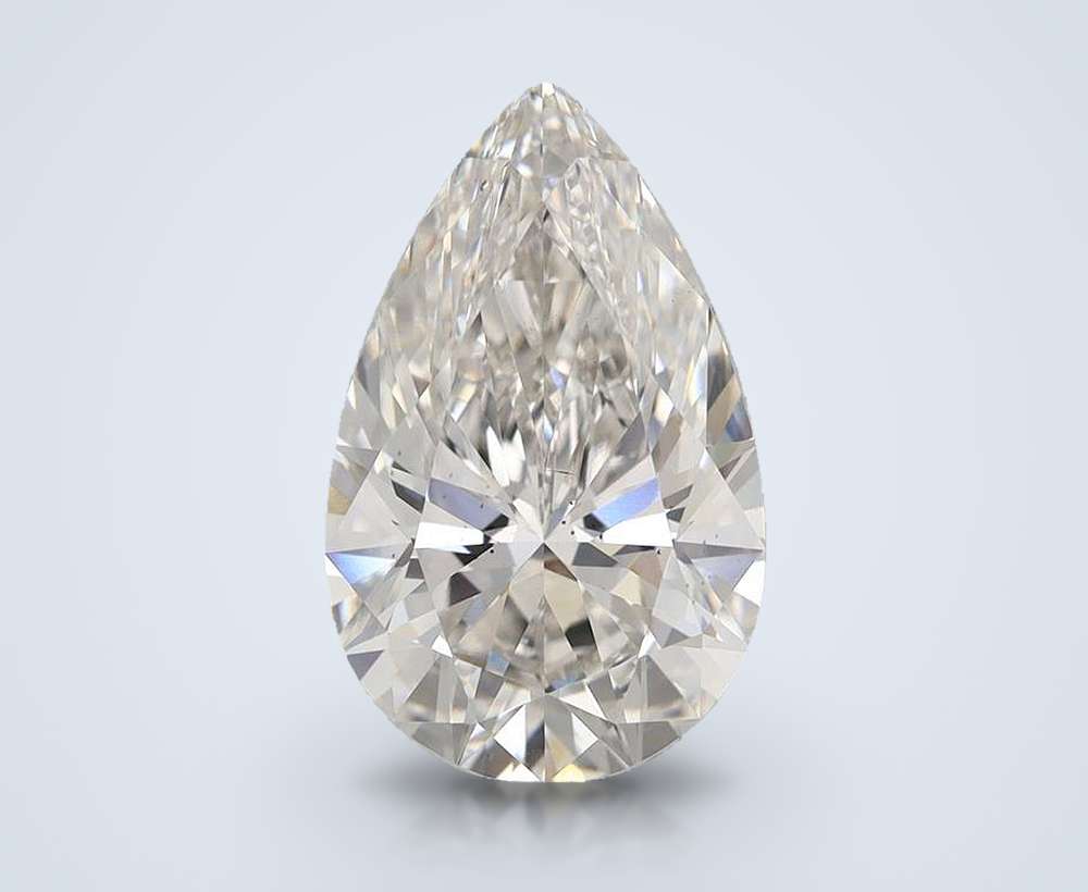 5.58 Carat Pear Lab Diamond