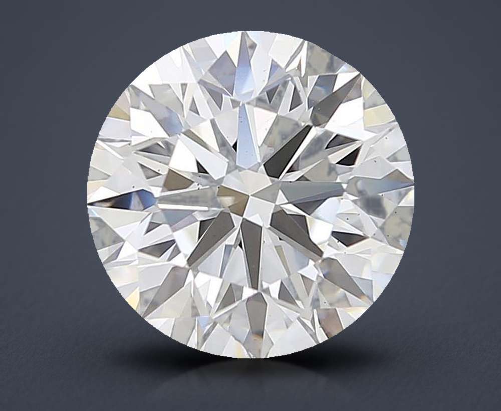 3.33 Carat Round Lab Diamond