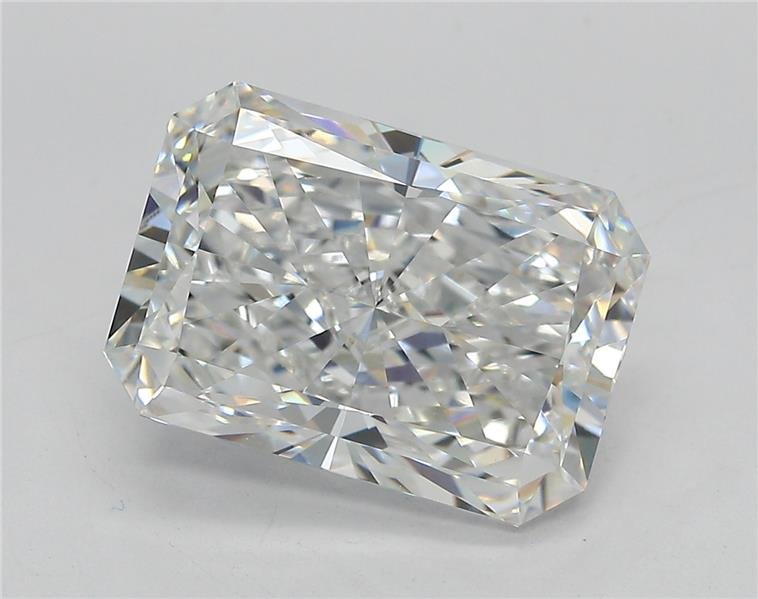5.04ct E VVS2 Rare Carat Ideal Cut Radiant Lab Grown Diamond