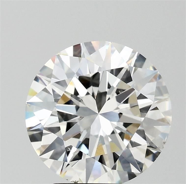 4.02ct H SI1 Rare Carat Ideal Cut Round Diamond