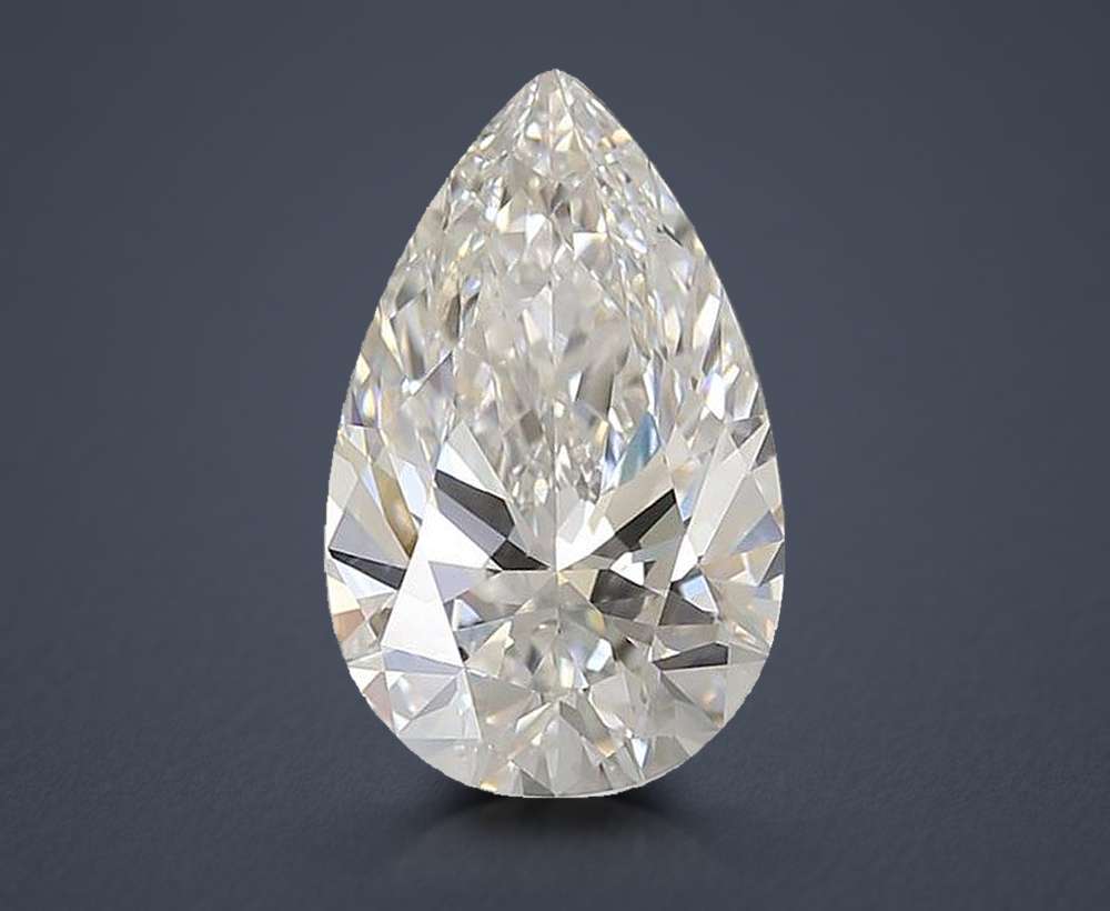 4.08 Carat Pear Lab Diamond