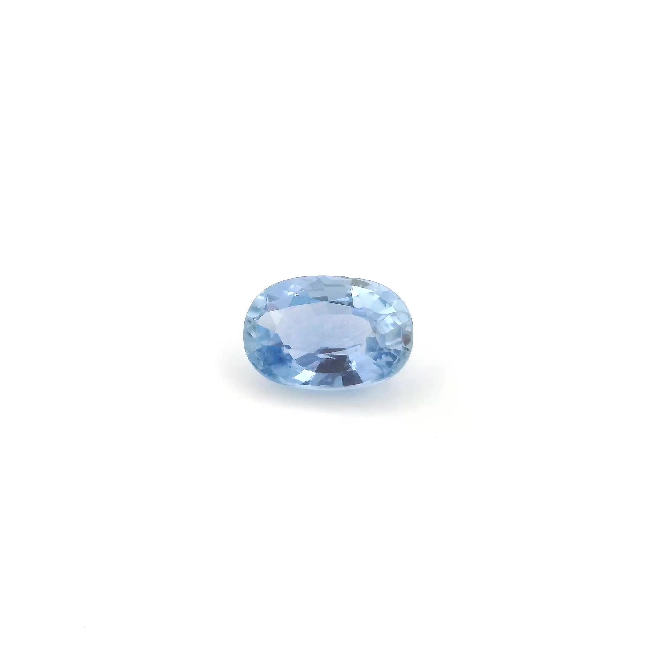 0.82 Carat Blue Oval Sapphire