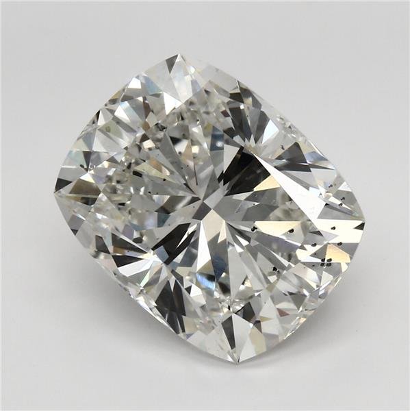 7.65ct H SI1 Very Good Cut Cushion Lab Grown Diamond