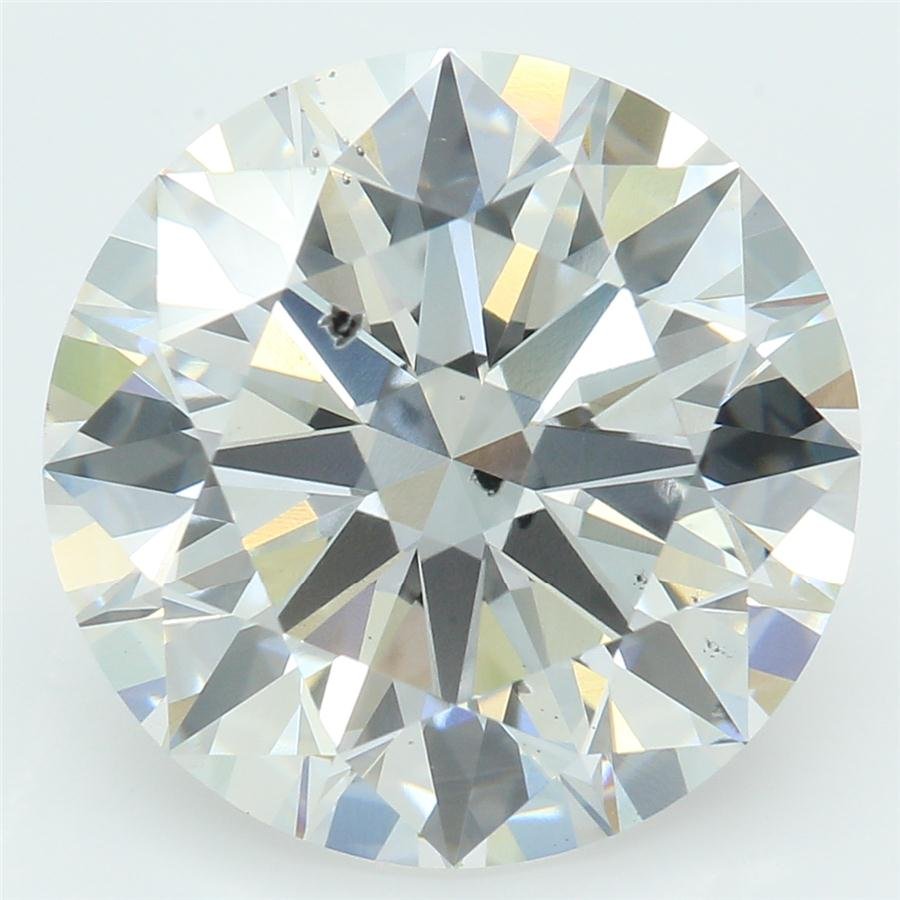 5.04ct F SI1 Rare Carat Ideal Cut Round Lab Grown Diamond