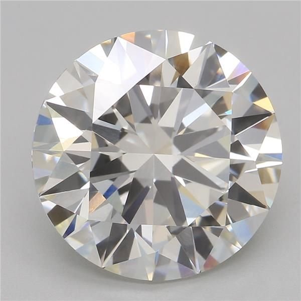 4.01ct F VVS2 Rare Carat Ideal Cut Round Lab Grown Diamond