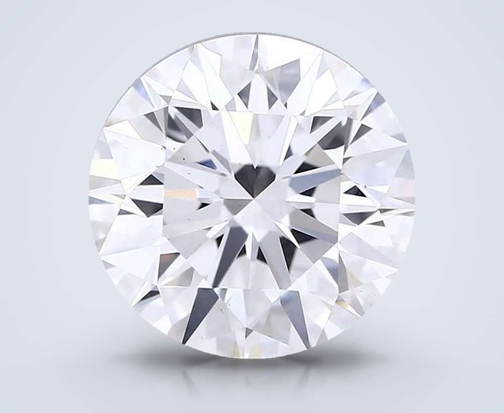 4.51 Carat Round Lab Diamond