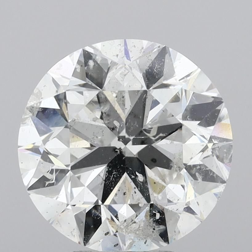 5.10ct F SI2 Very Good Cut Round Diamond