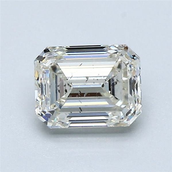 1.00ct K SI2 Very Good Cut Emerald Diamond