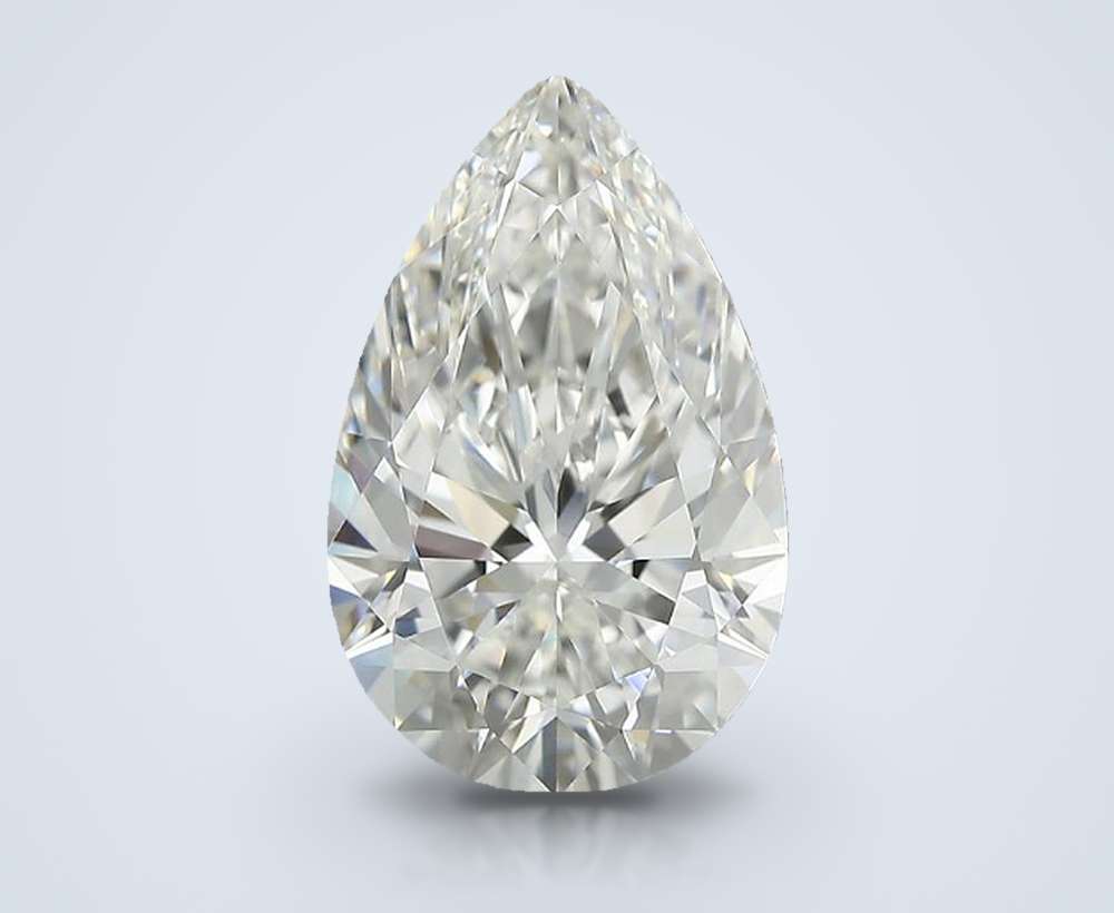 5.07 Carat Pear Natural Diamond