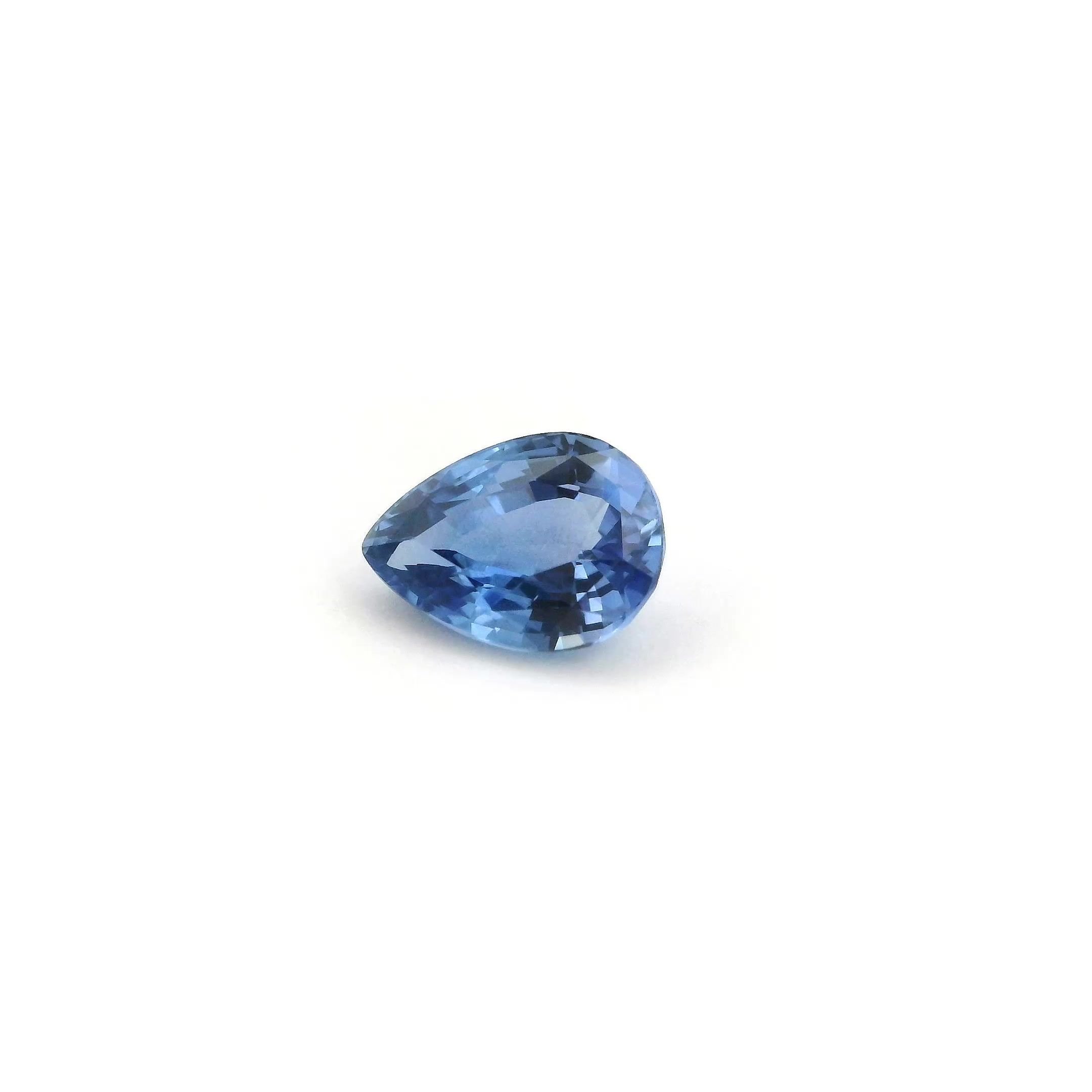 1.14 Carat Blue Pear Sapphire