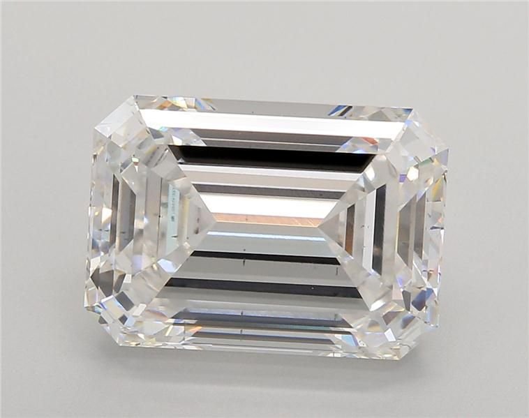 7.53ct E VS2 Excellent Cut Emerald Lab Grown Diamond