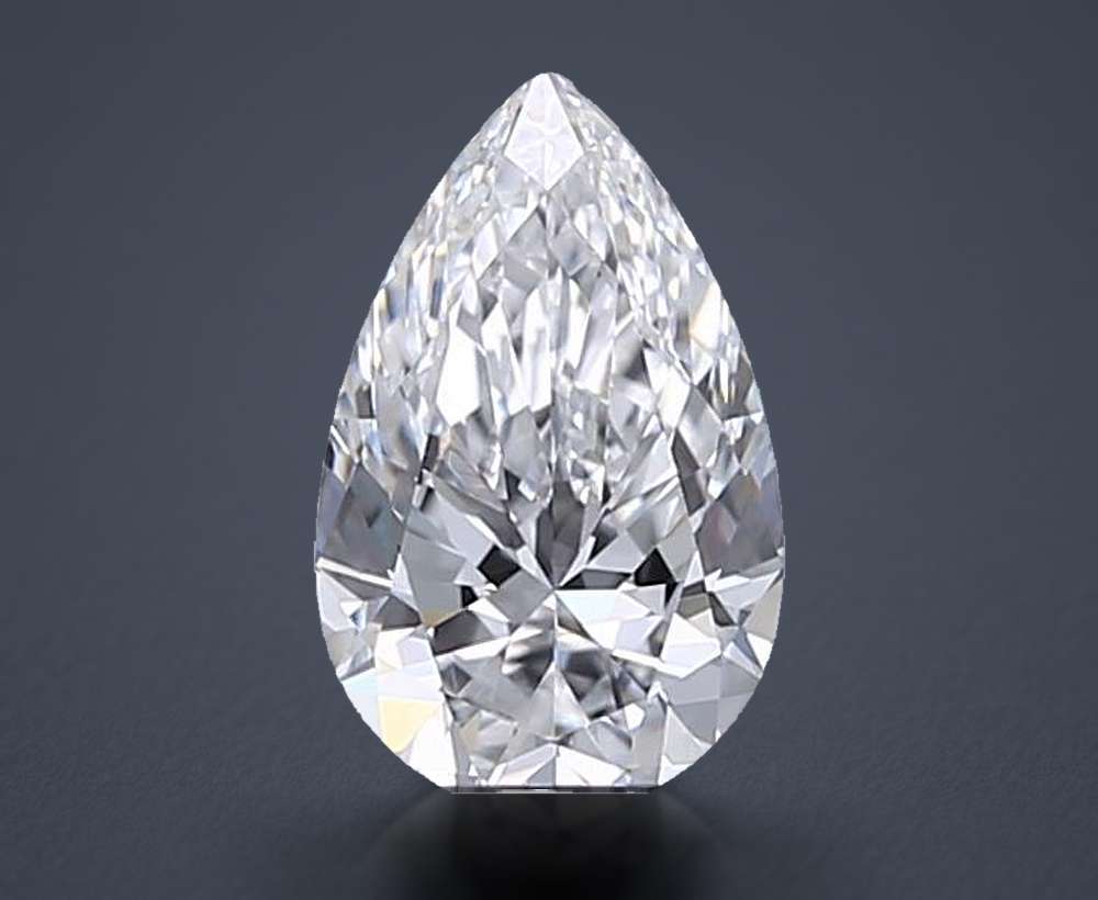 0.54 Carat Pear Lab Diamond