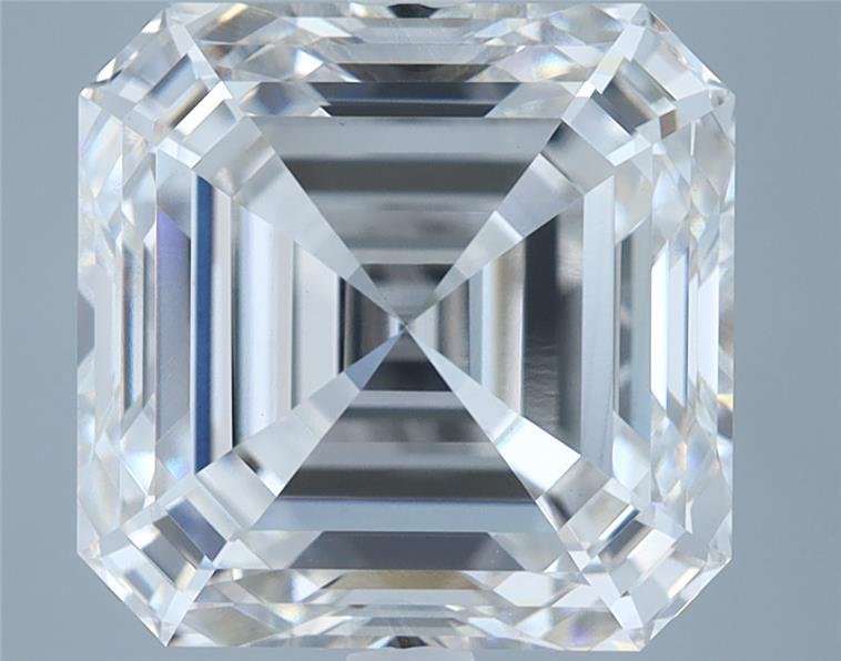 6.66ct G VVS2 Rare Carat Ideal Cut Asscher Lab Grown Diamond