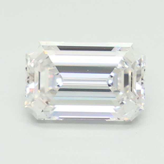 1.11ct D VVS2 Rare Carat Ideal Cut Emerald Lab Grown Diamond