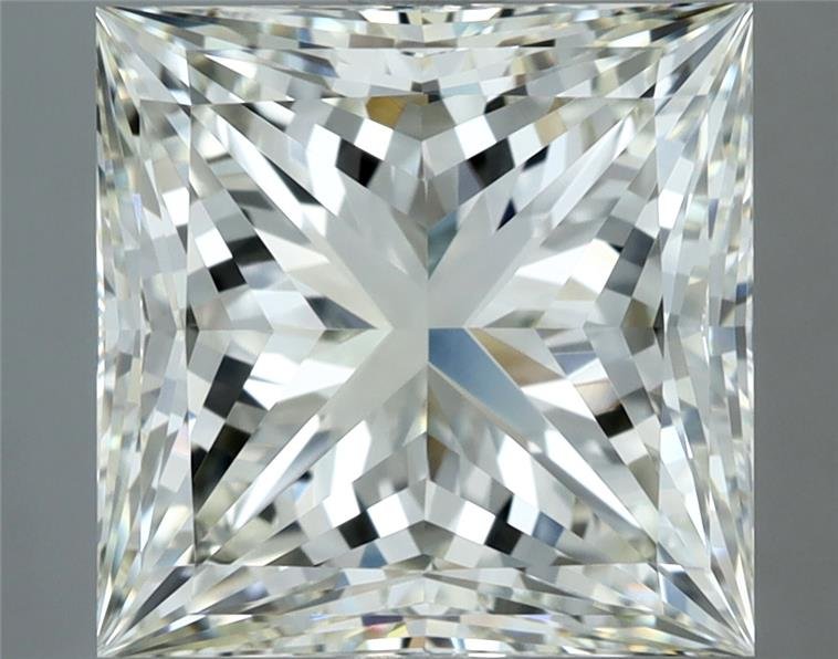 4.53ct K IF Very Good Cut Princess Diamond