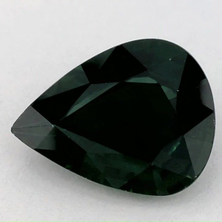 2.51 Carat Green Pear Sapphire