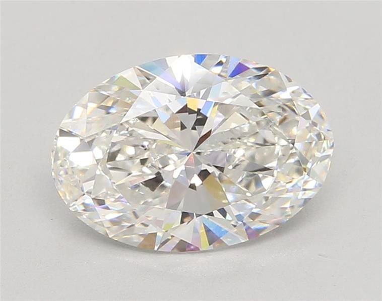 3.03ct F VVS2 Rare Carat Ideal Cut Oval Lab Grown Diamond