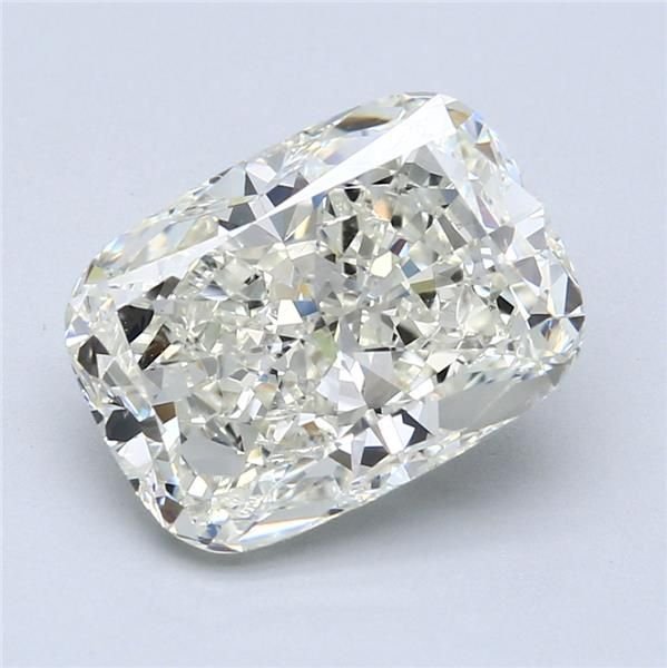 5.03ct K SI1 Rare Carat Ideal Cut Cushion Diamond
