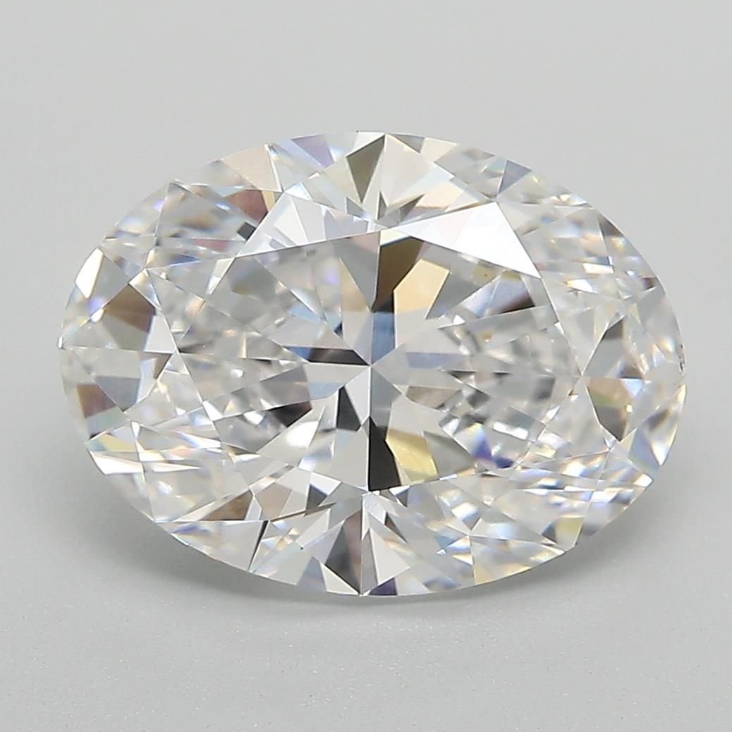 4.02ct D VS1 Rare Carat Ideal Cut Oval Lab Grown Diamond