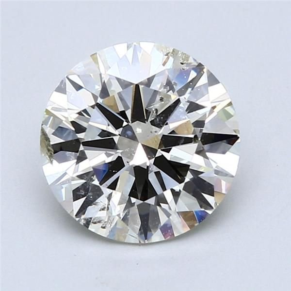 2.81ct J SI2 Excellent Cut Round Diamond