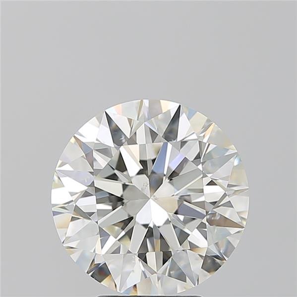 4.25ct J SI1 Rare Carat Ideal Cut Round Diamond