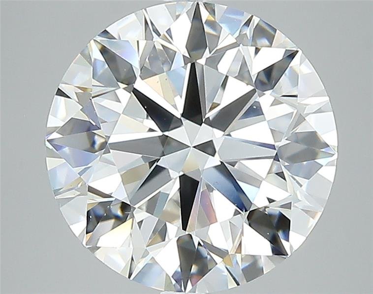 4.01ct E VS2 Rare Carat Ideal Cut Round Diamond