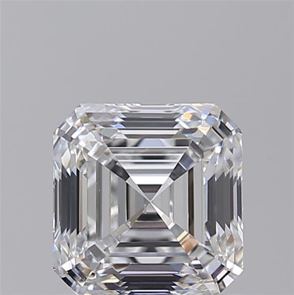 1.04ct F VS2 Rare Carat Ideal Cut Asscher Lab Grown Diamond