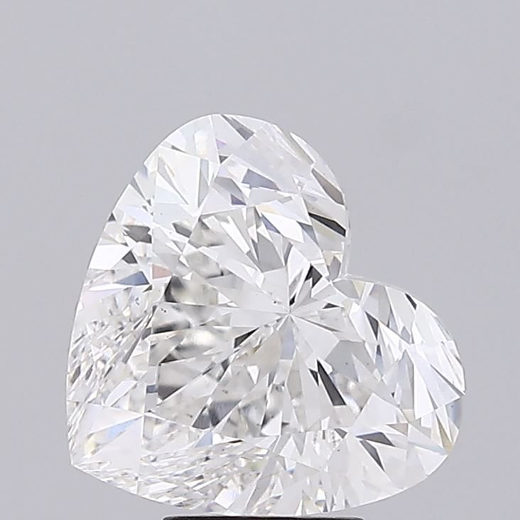 7.06ct F VS1 Rare Carat Ideal Cut Heart Lab Grown Diamond