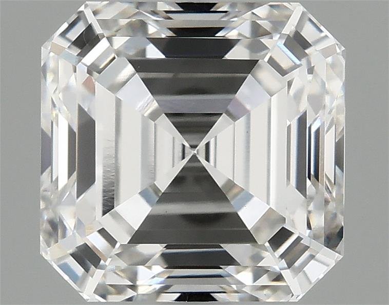 2.09ct F VVS2 Rare Carat Ideal Cut Asscher Lab Grown Diamond