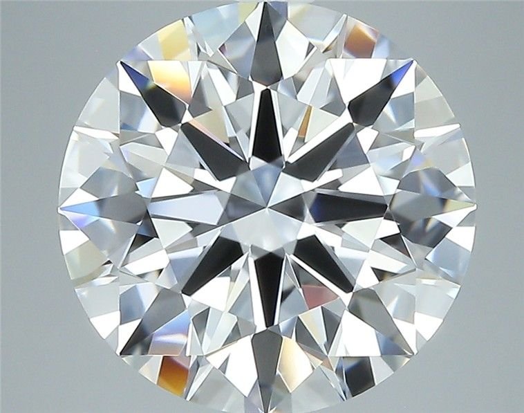 5.01ct D FL Rare Carat Ideal Cut Round Diamond