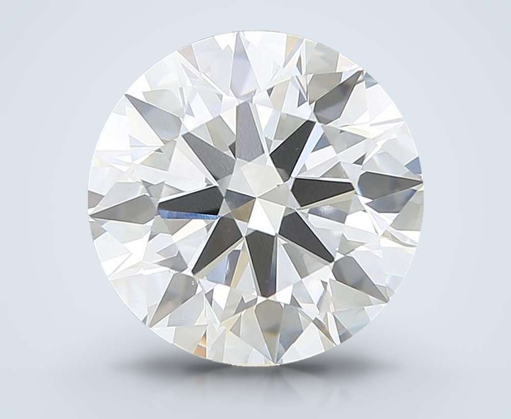 6.41 Carat Round Lab Diamond