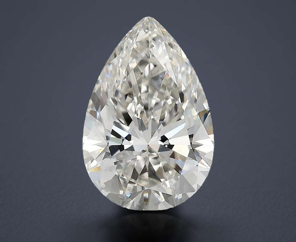 3.00 Carat Pear Lab Diamond