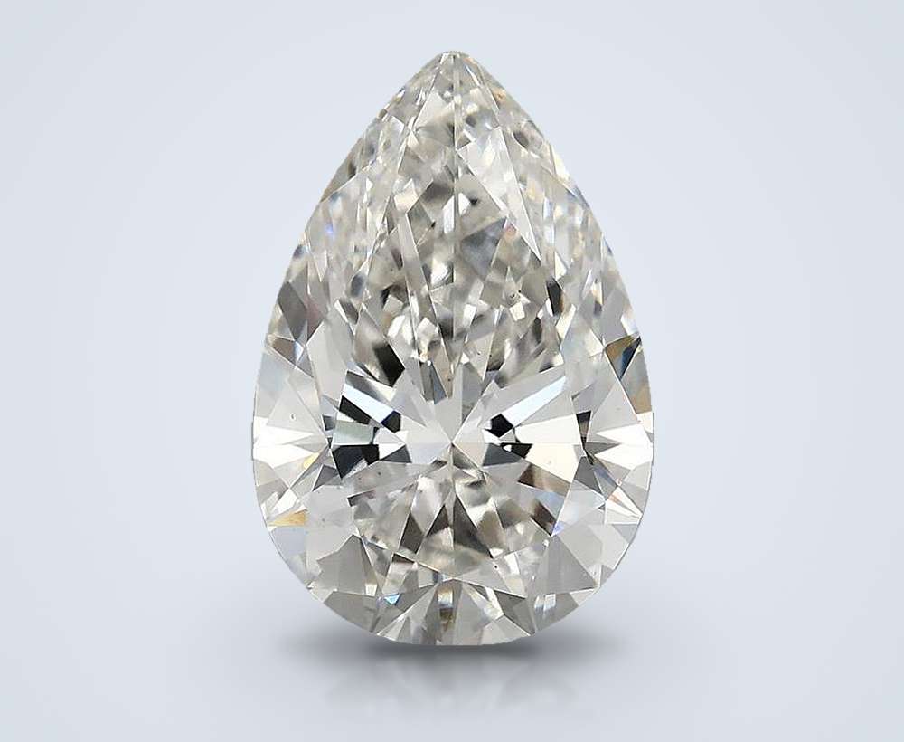 3.00 Carat Pear Lab Diamond