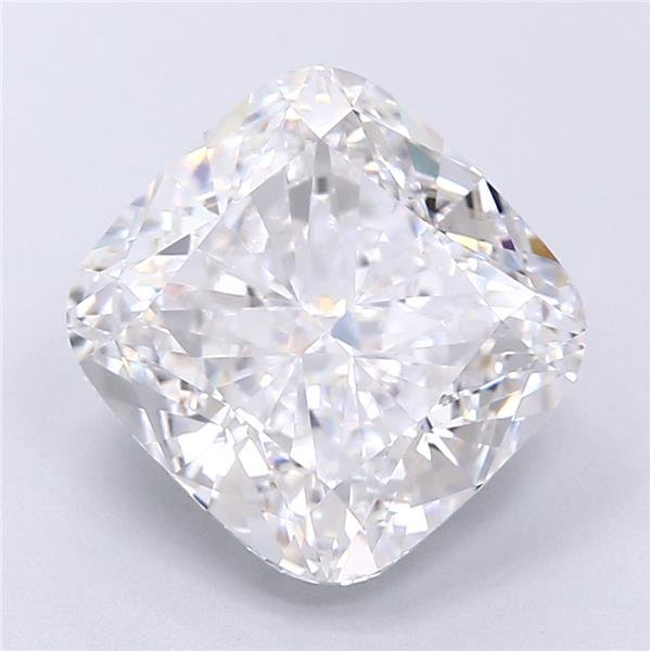 6.04ct E VVS2 Rare Carat Ideal Cut Cushion Lab Grown Diamond