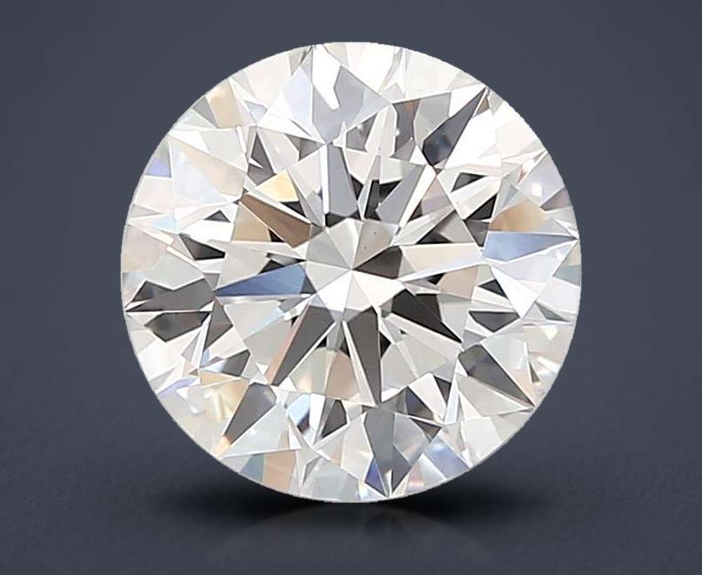 4.09 Carat Round Lab Diamond