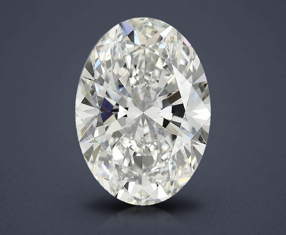 3.81 Carat Oval Lab Diamond