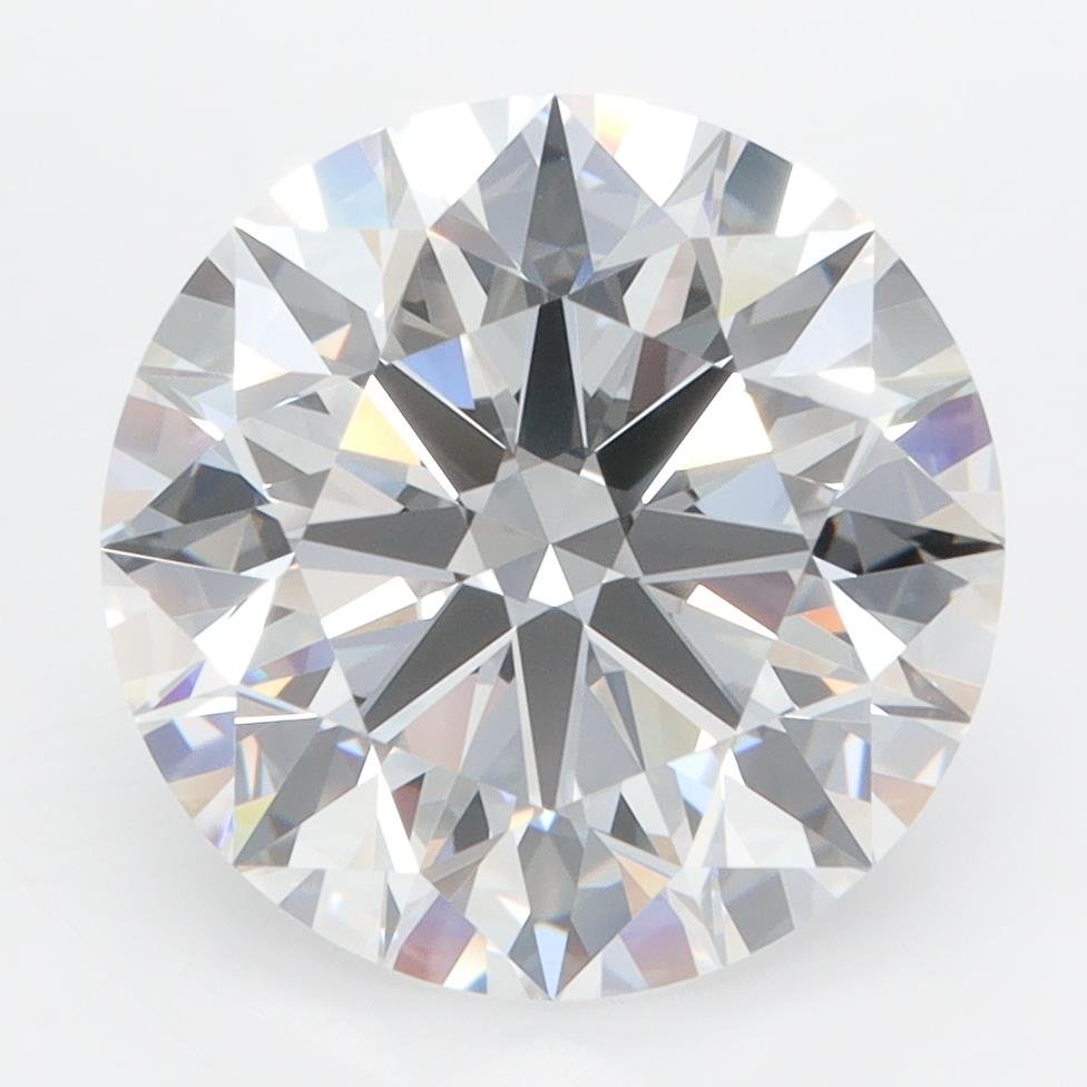 5.27ct D FL Rare Carat Ideal Cut Round Lab Grown Diamond
