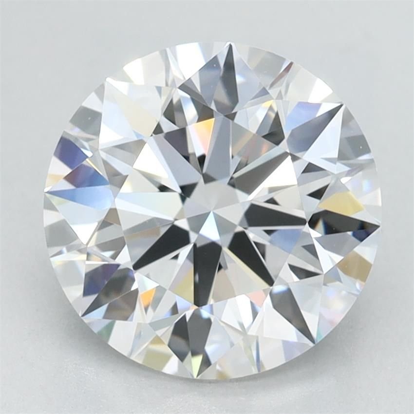 2.46ct D VVS1 Rare Carat Ideal Cut Round Lab Grown Diamond