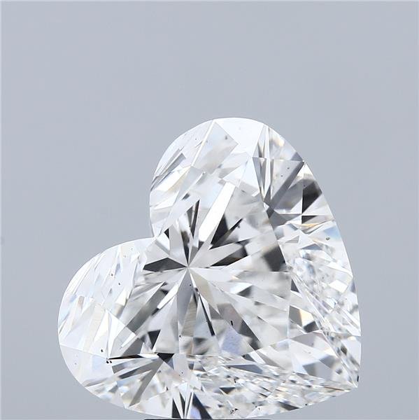 10.06ct F VS2 Rare Carat Ideal Cut Heart Lab Grown Diamond