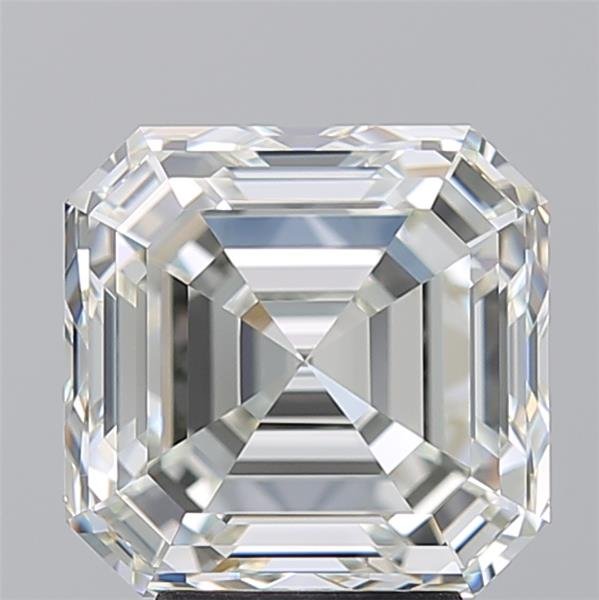 5.01ct K VVS2 Rare Carat Ideal Cut Asscher Diamond