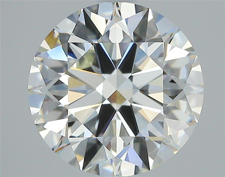 2.52ct K IF Rare Carat Ideal Cut Round Diamond