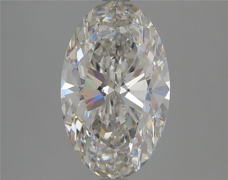 3.39ct H SI1 Rare Carat Ideal Cut Oval Lab Grown Diamond